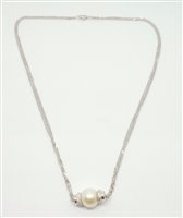 Collana Donna Oro Donna Perle in Oro bianco Perla 0.13 Ct KP4436 - KP4436